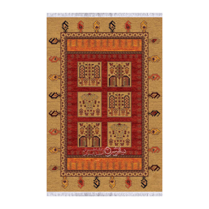 فرش گبه کلکسیون خزان کد DC443B