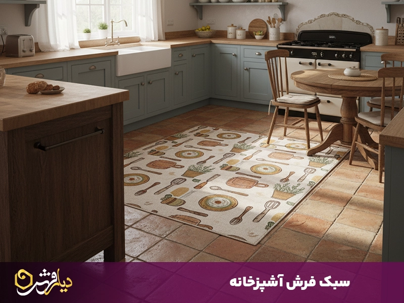 سبک فرش آشپزخانه