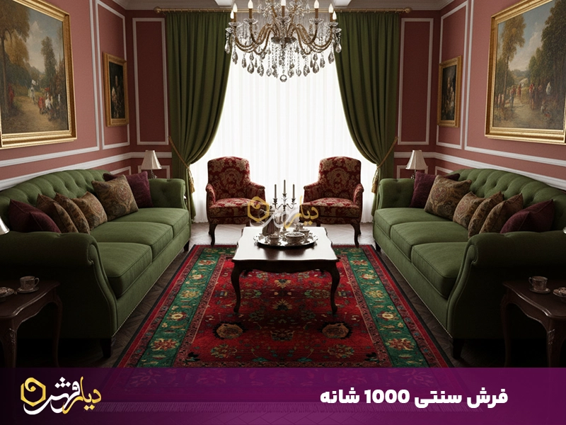فرش اصیل 1000 شانه